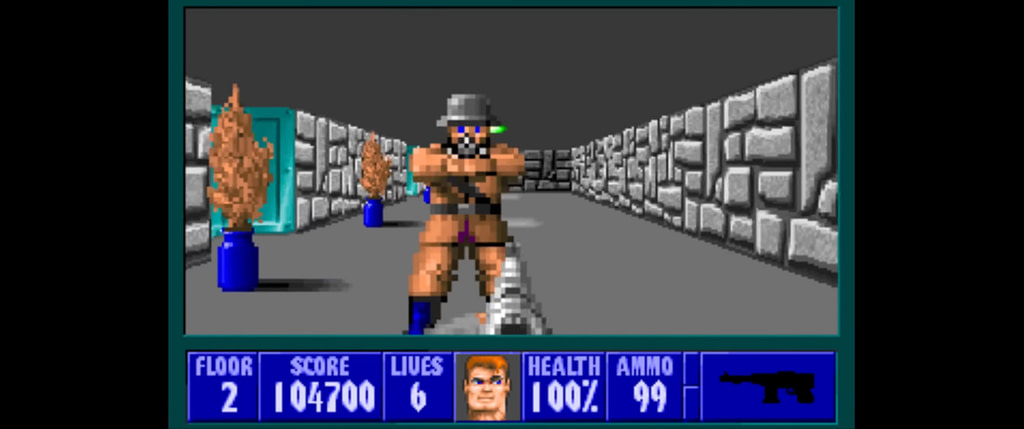 W Wolfenstein 3D wcielasz się w Williama „BJ” Blazkowicza, amerykańskiego szpiega, który musi zinfiltrować okupowaną przez nazistów Europę, by walczyć z nazistami.